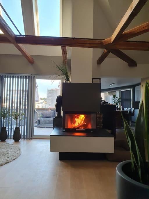 Modern Loftsleilighet Fredrikstad Eksteriør bilde